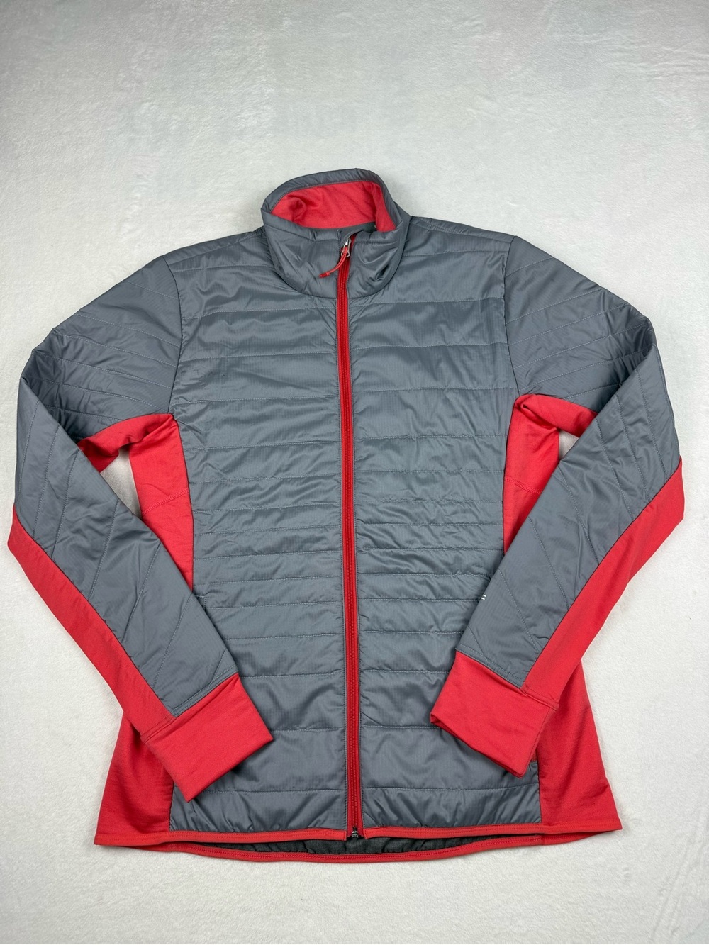 Icebreaker Helix Long Sleeve Zip Jacket Merino Wool Hybrid Jacket Women's Large